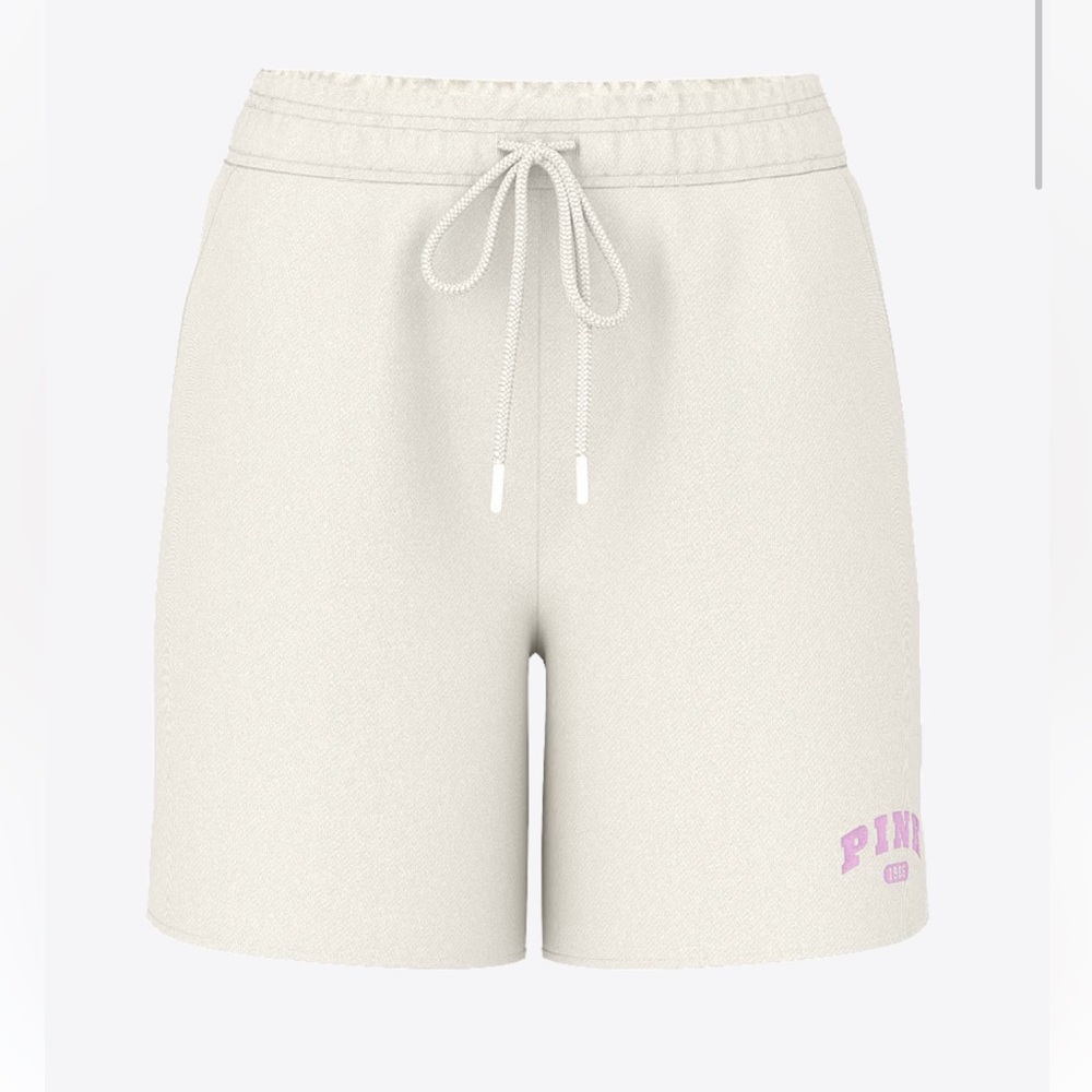 PINK Victoria's Secret Ivy Fleece Campus Shorts